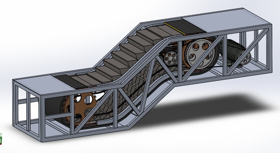 自动扶梯结构 Escalator concept