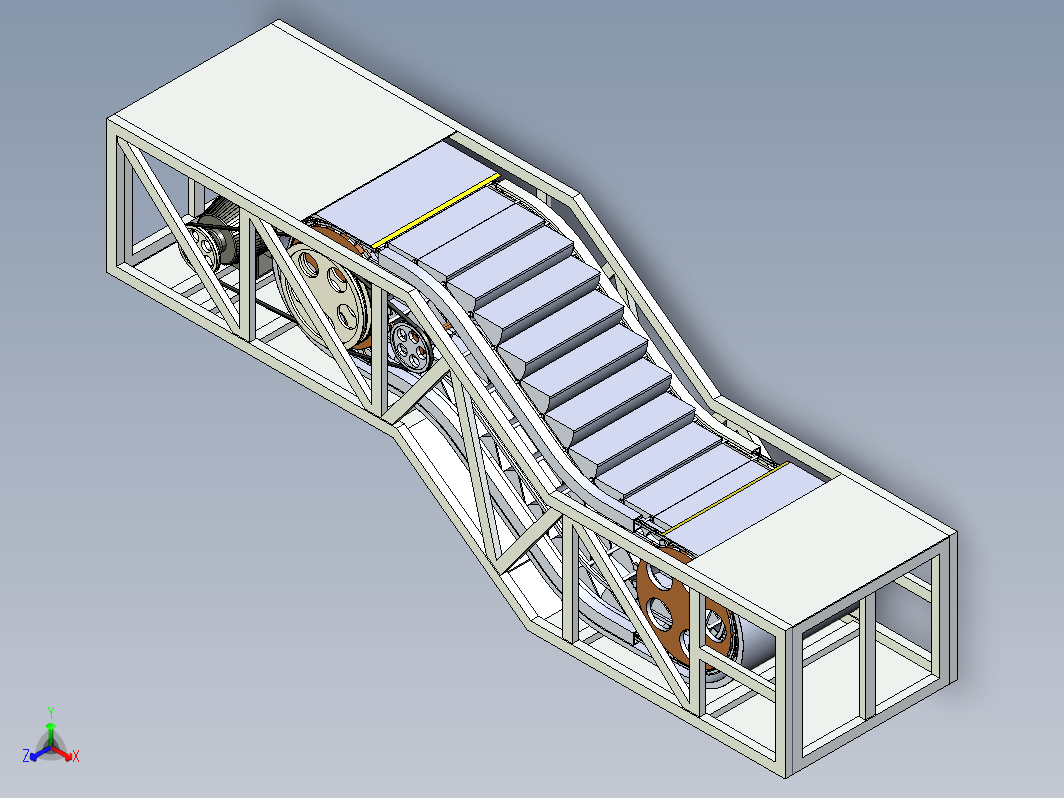 自动扶梯结构 Escalator concept