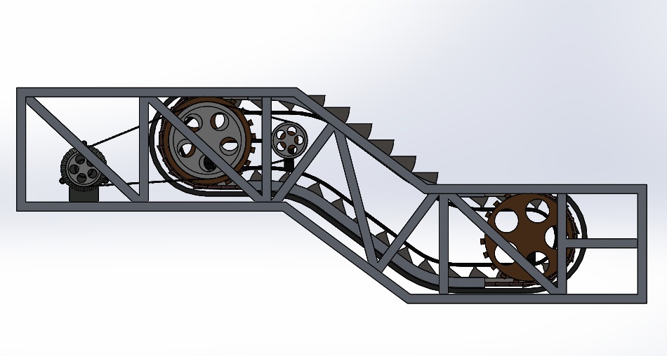 自动扶梯结构 Escalator concept