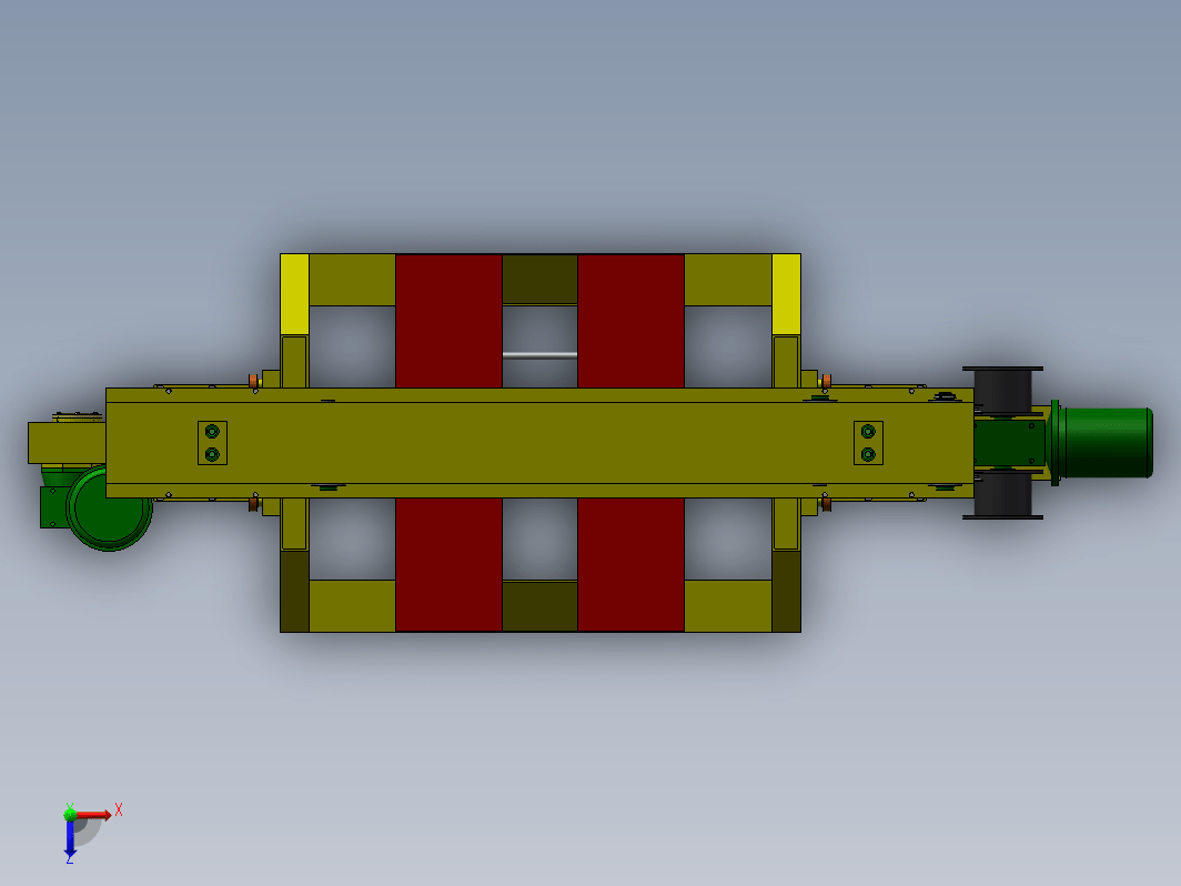 自动化立体仓库堆垛机三维SW2012带参+CAD+说明书