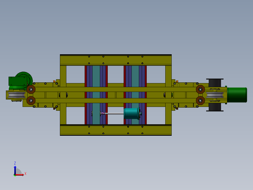 自动化立体仓库堆垛机三维SW2012带参+CAD+说明书