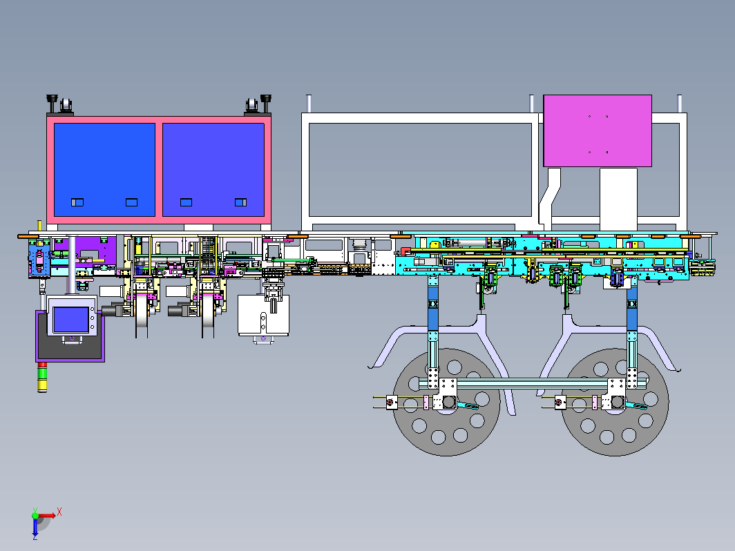 全自动电子产品贴膜插针机