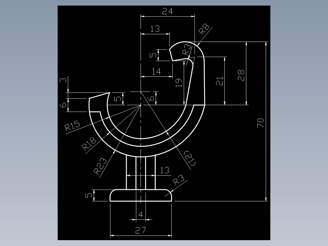 CAD机械零件图-机械制图17