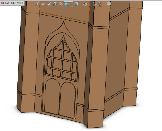 Tower尖塔拼装结构模型3D缩略图