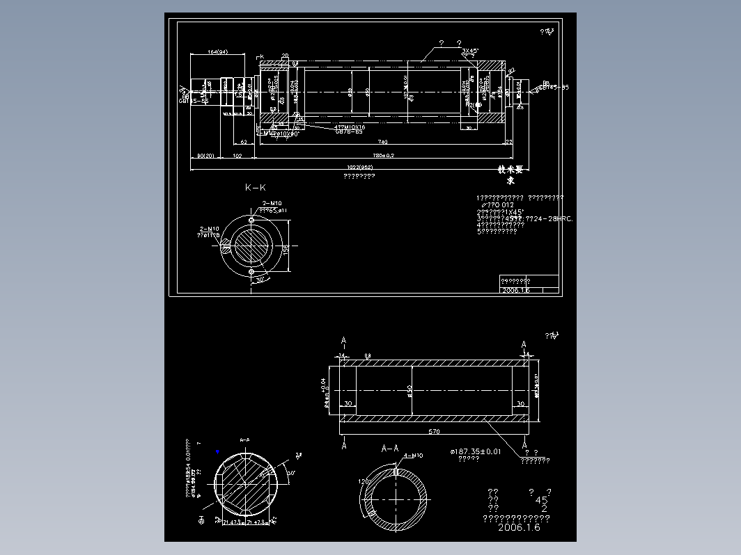 整辊机CAD