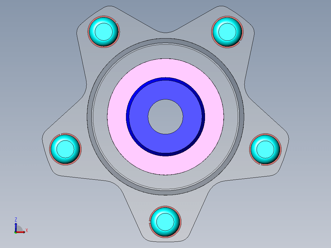 轮毂轴承组件_assembly