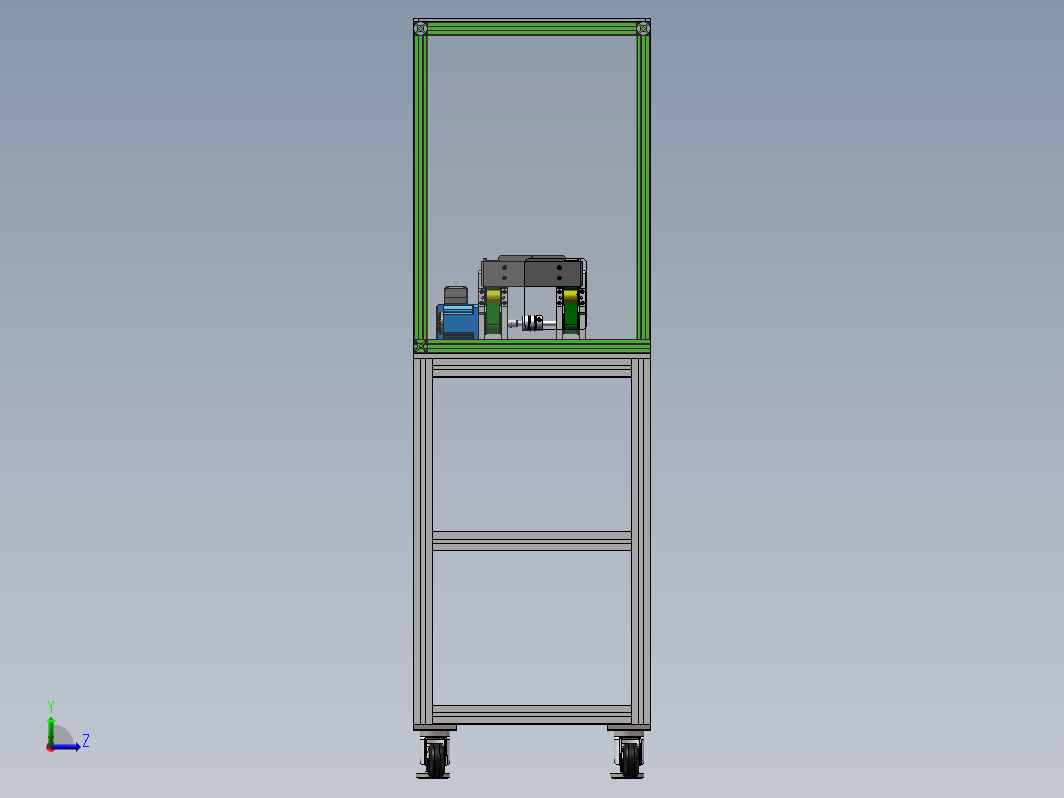 铝型材制作的输送线