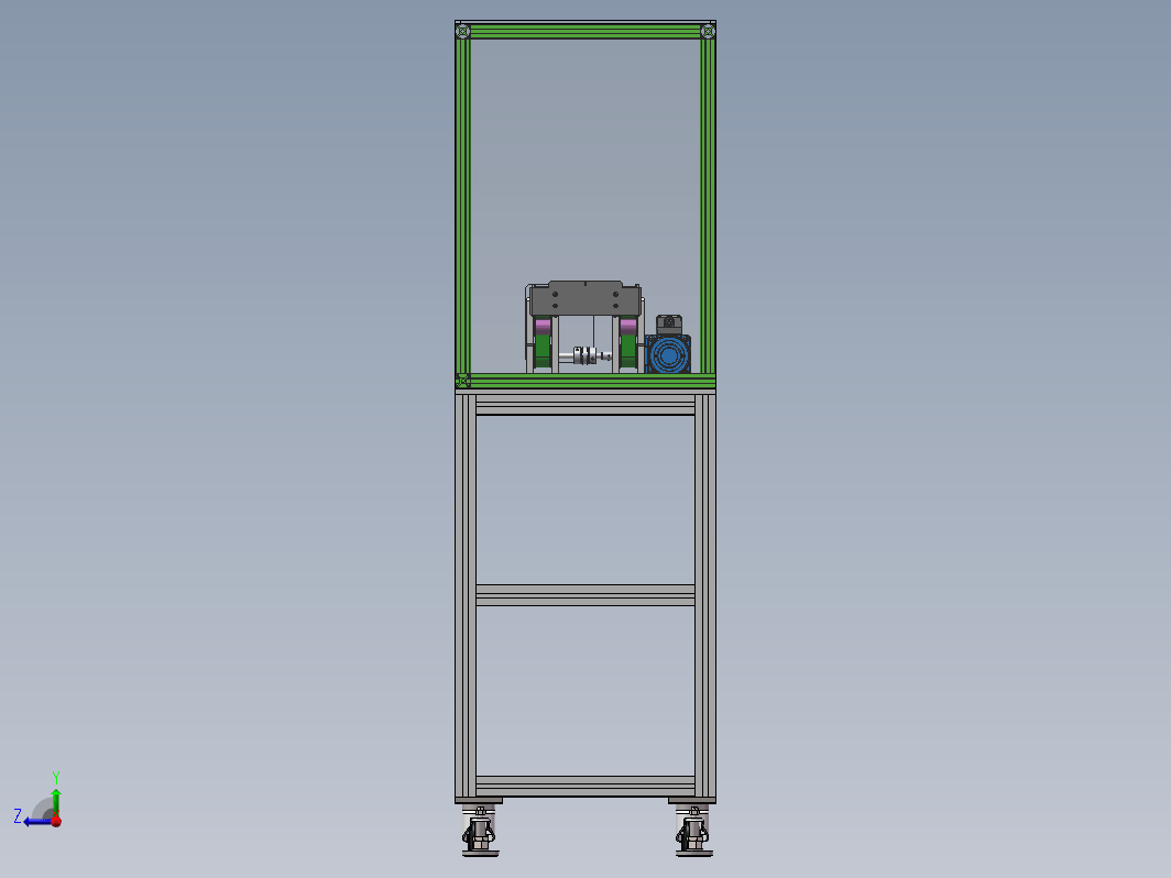 铝型材制作的输送线