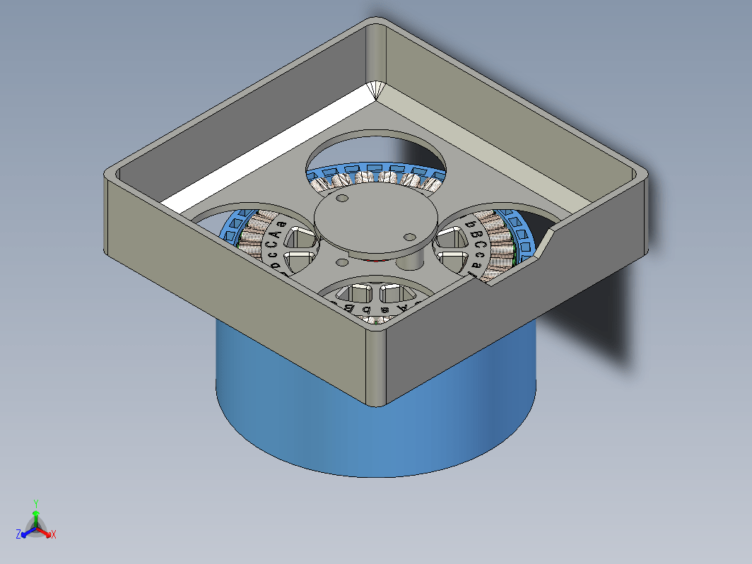 3d可打印BDH电机+集成编码器