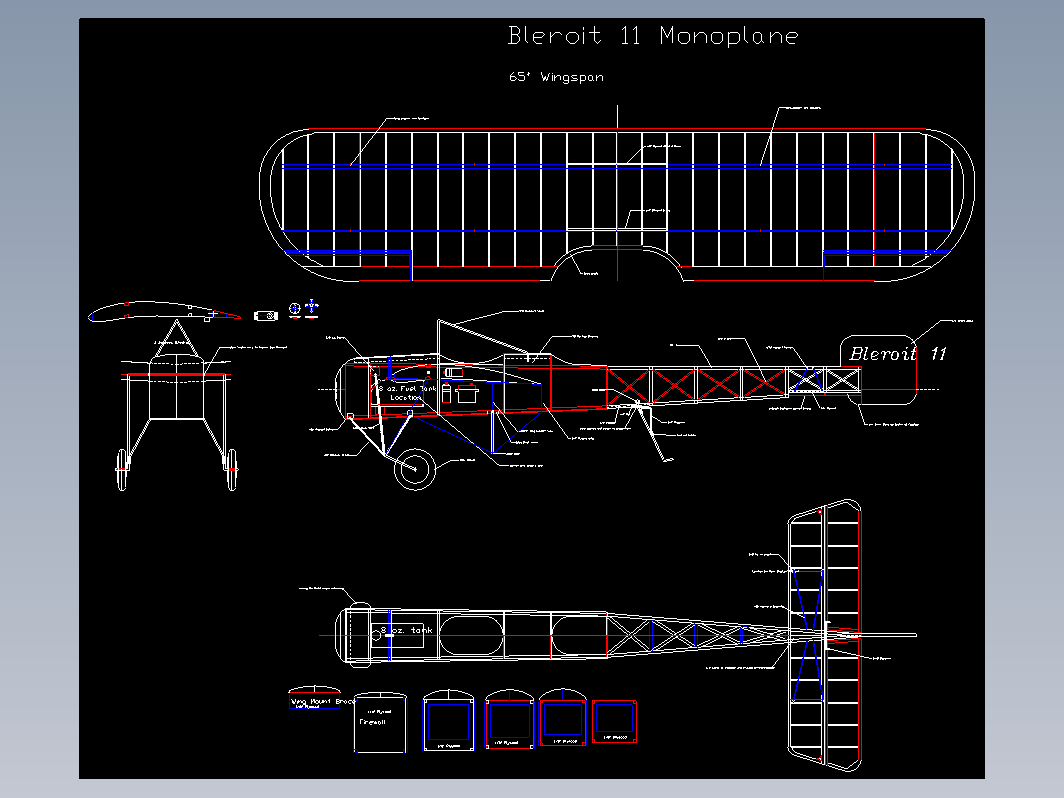 航模-Bleriot 11