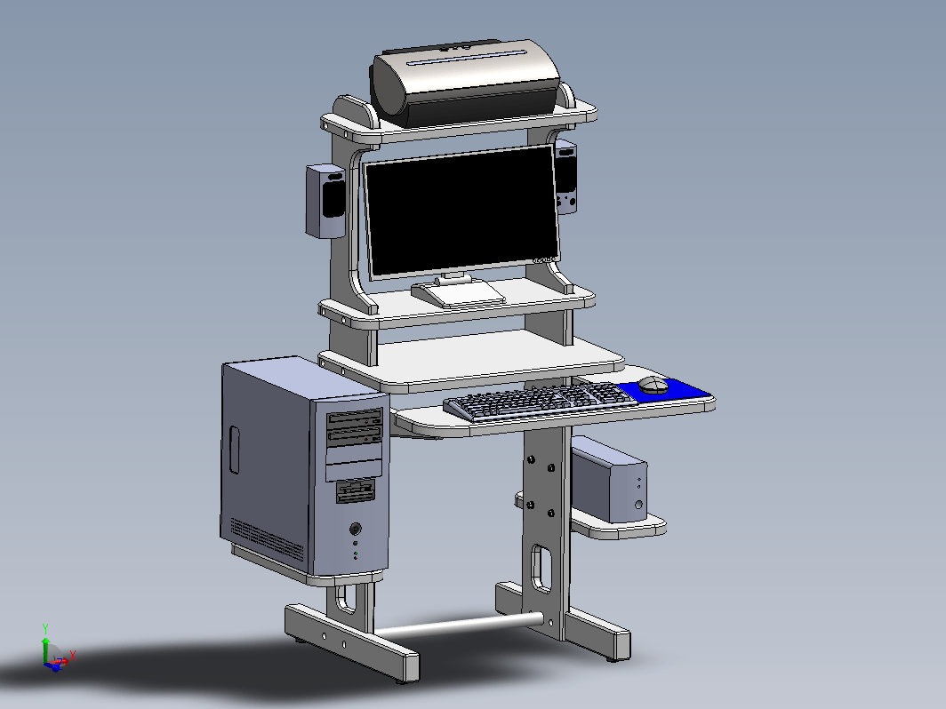 Computer Station小型电脑桌