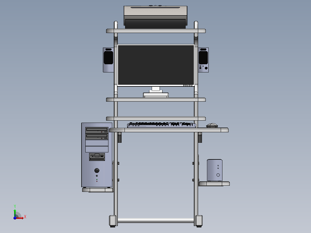 Computer Station小型电脑桌