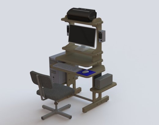 Computer Station小型电脑桌缩略图