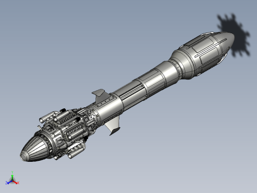 SciFi Missile科幻导Dan模型缩略图