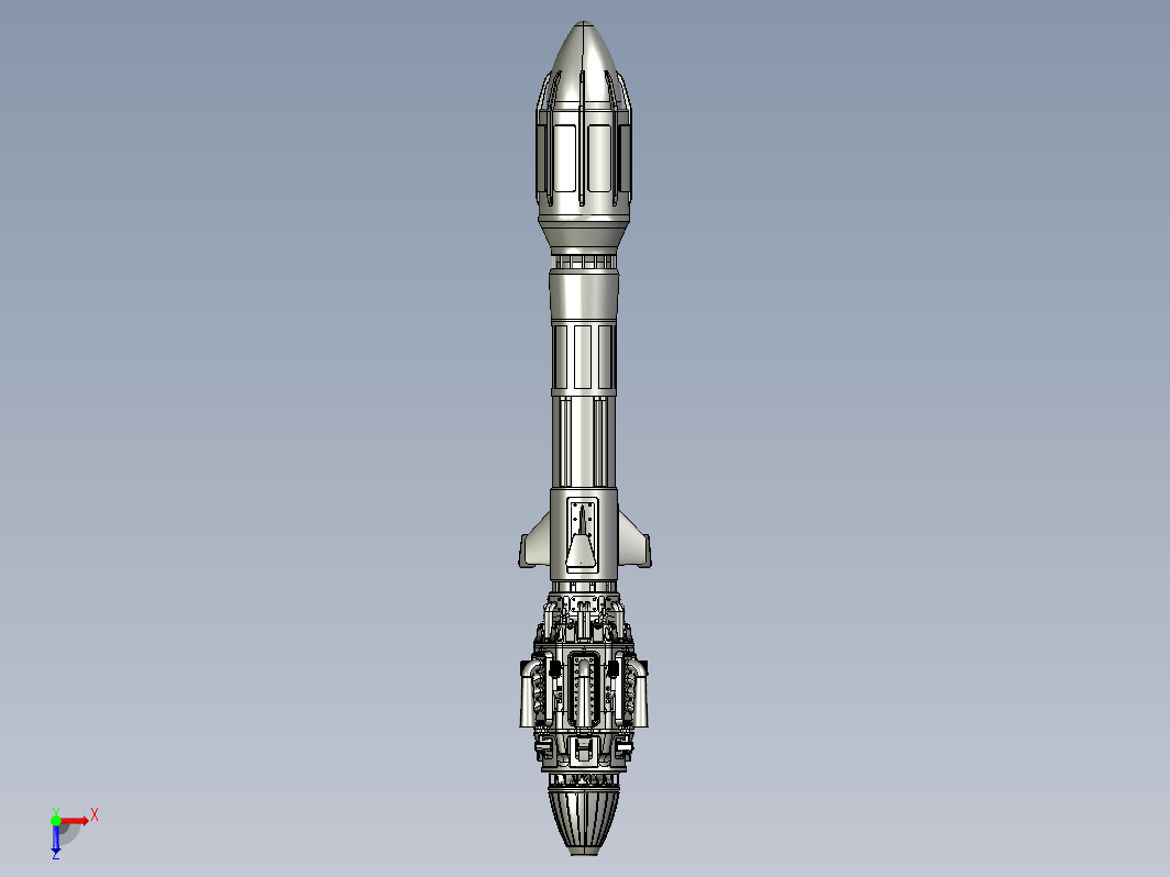 SciFi Missile科幻导Dan模型