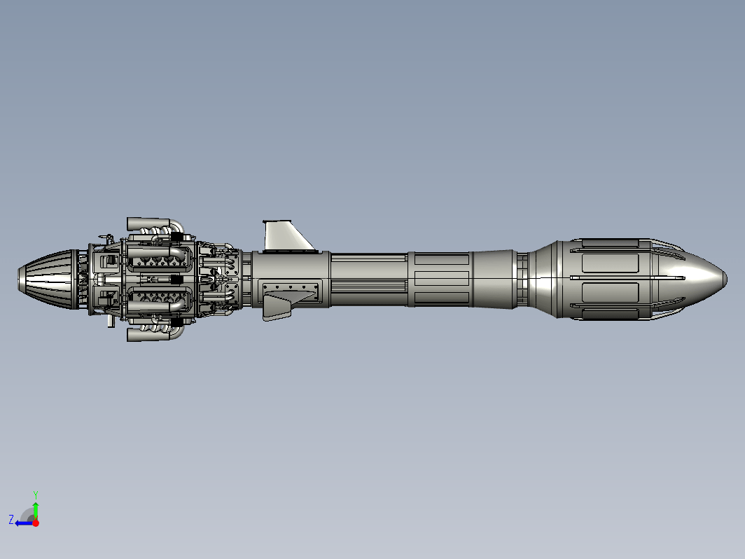 SciFi Missile科幻导Dan模型