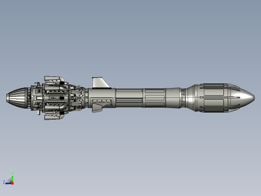 SciFi Missile科幻导Dan模型缩略图