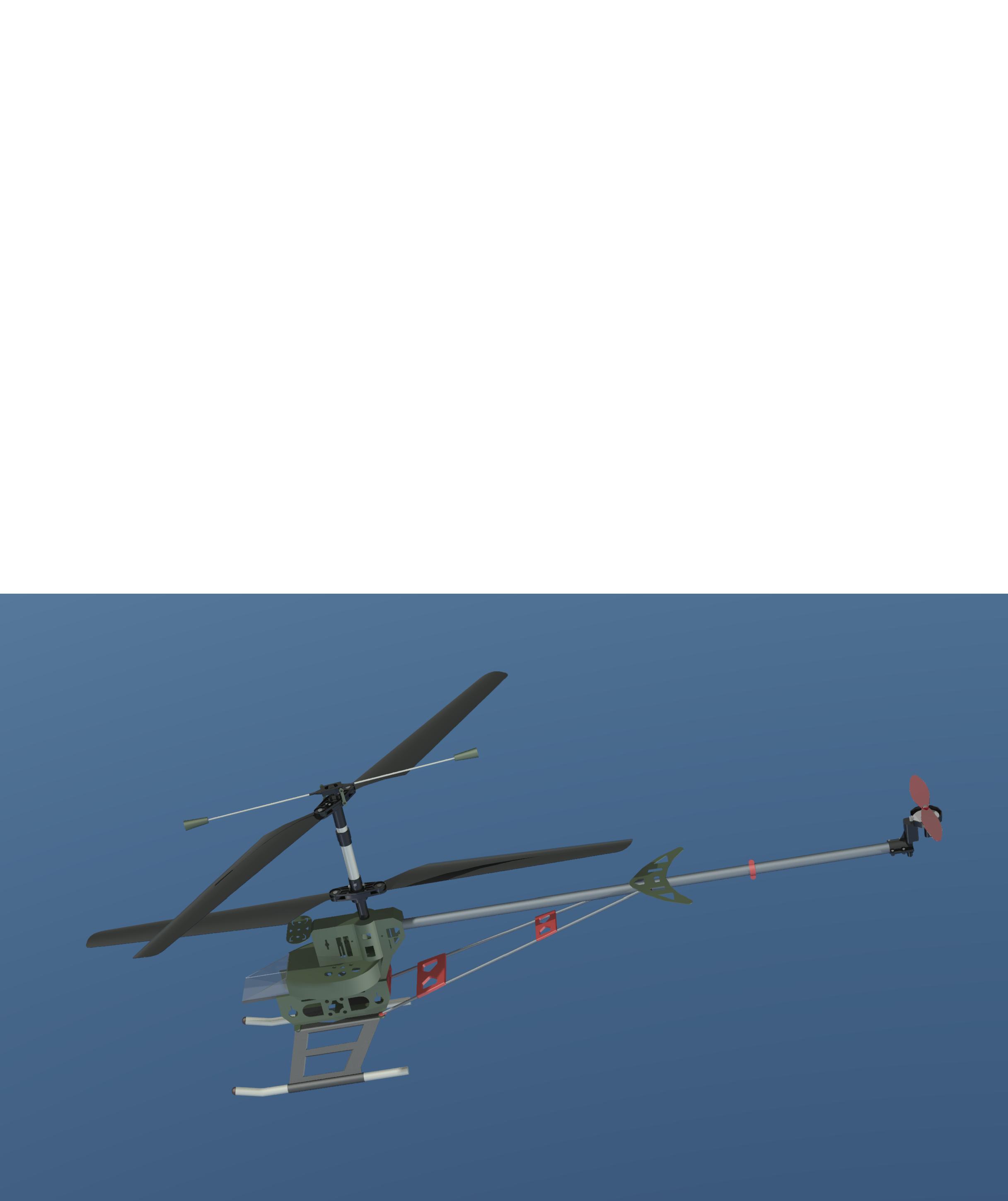 直升飞机降落滑雪板（RC）