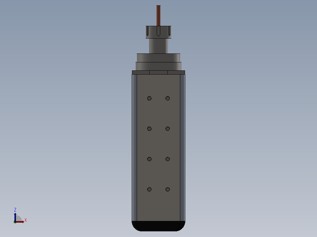 风冷主轴7.5KW设计