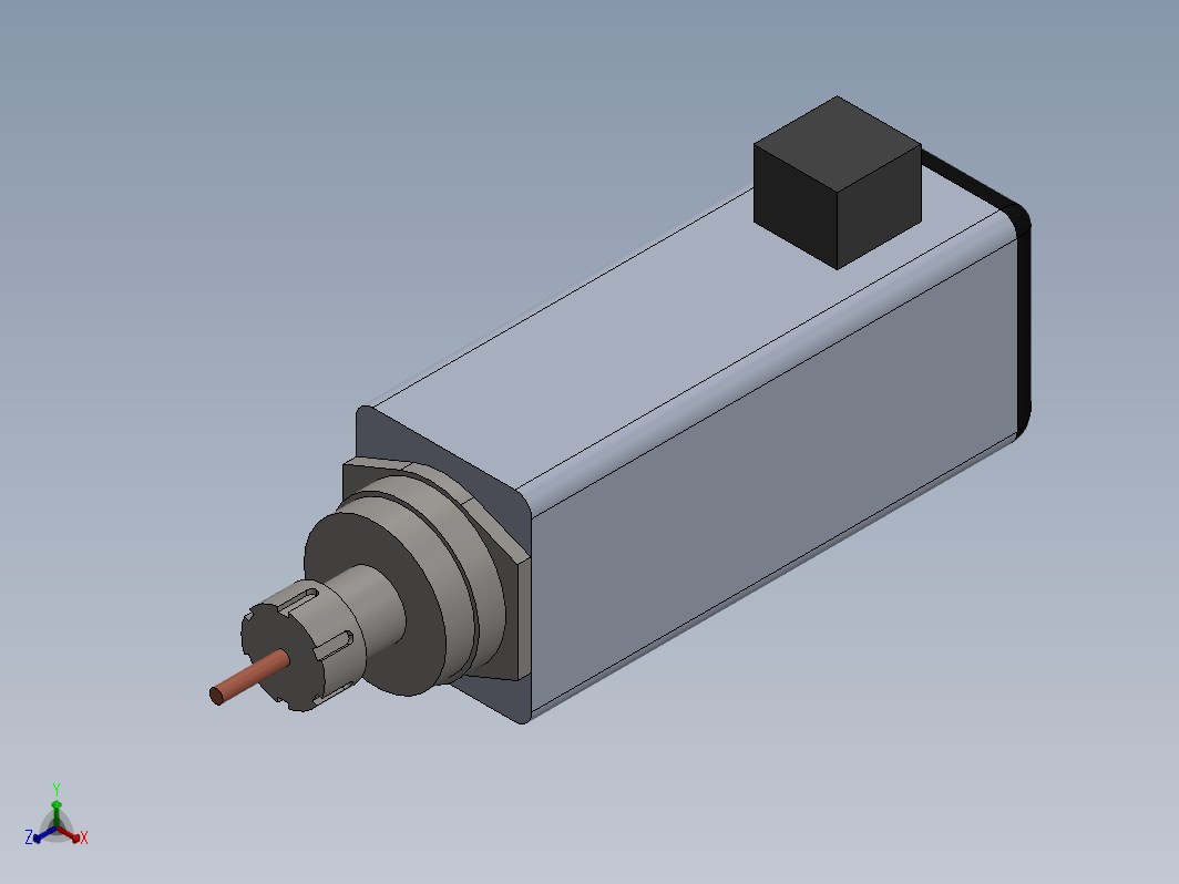 风冷主轴7.5KW设计