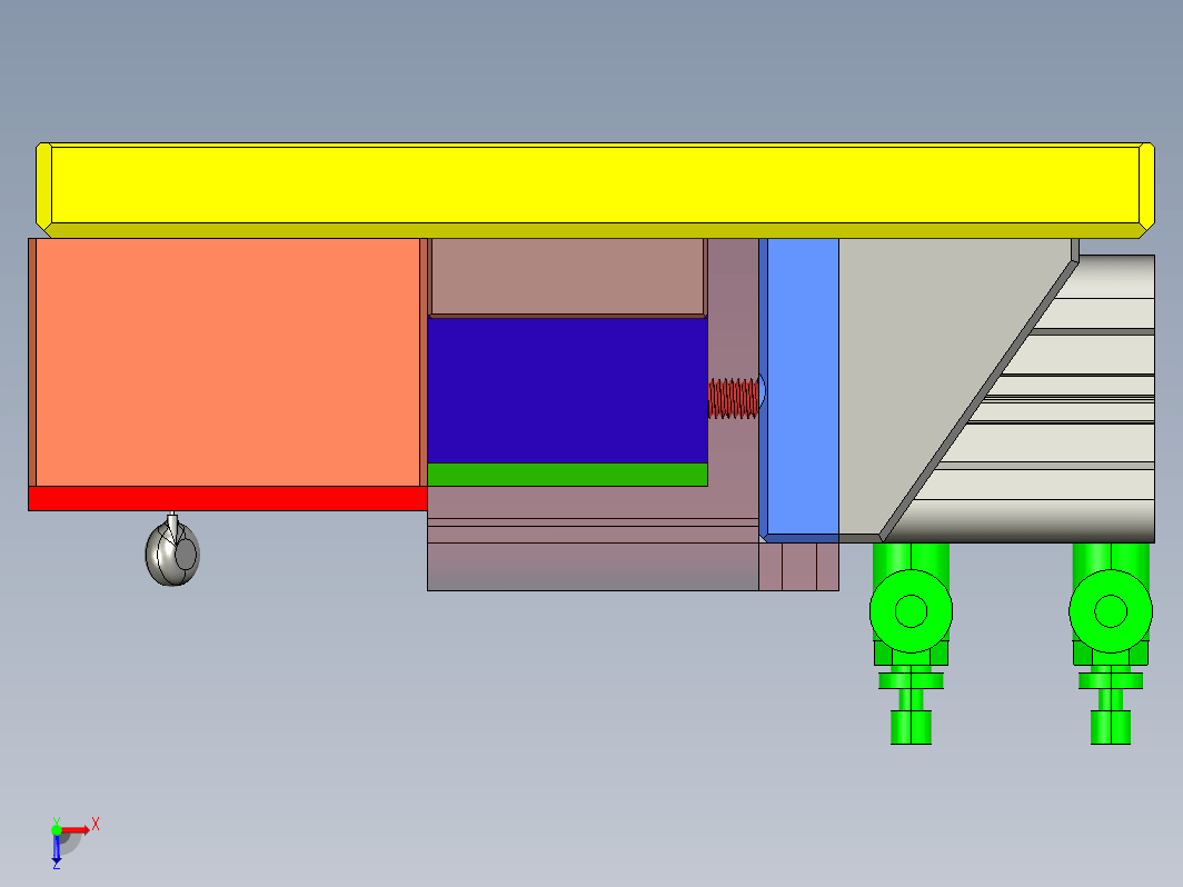 C107切脚气动夹具 切脚成型