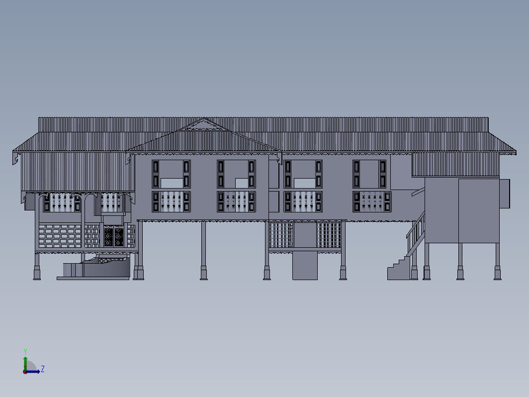 仿古建筑房子