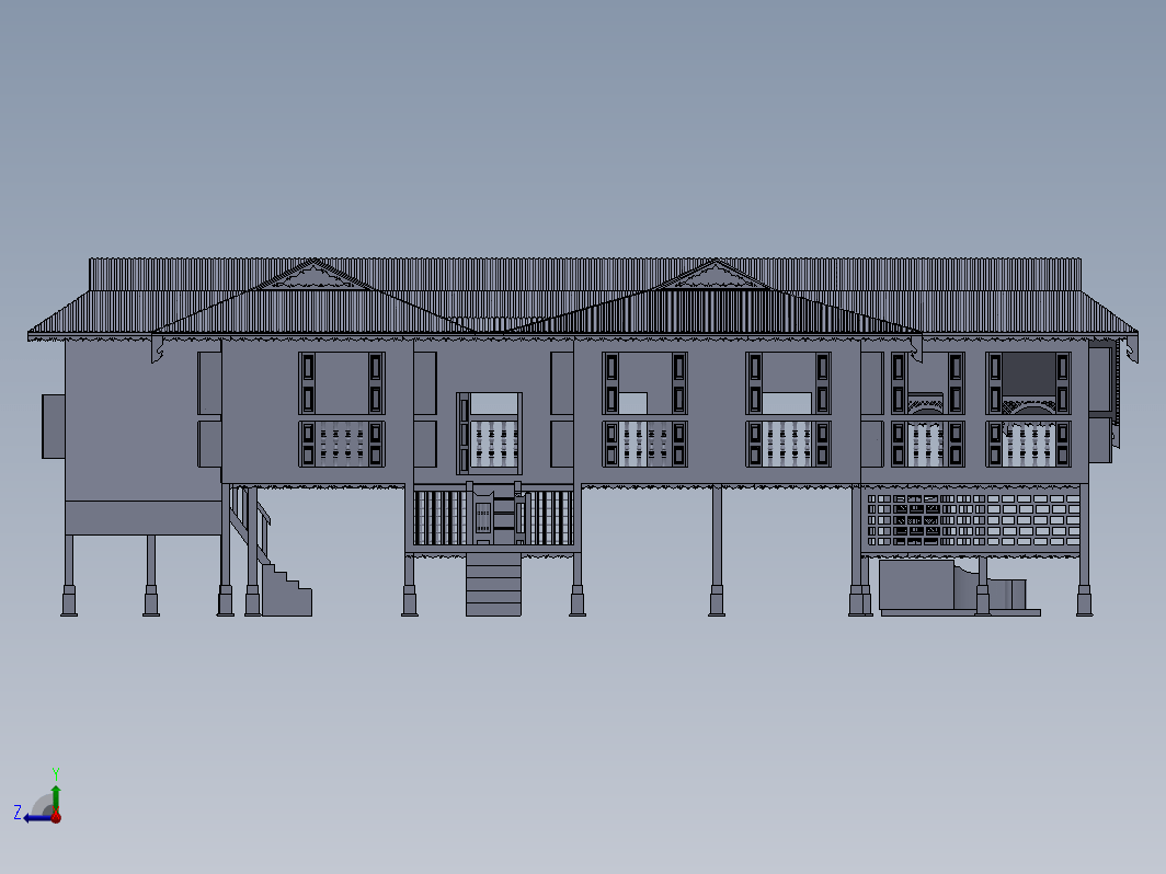 仿古建筑房子