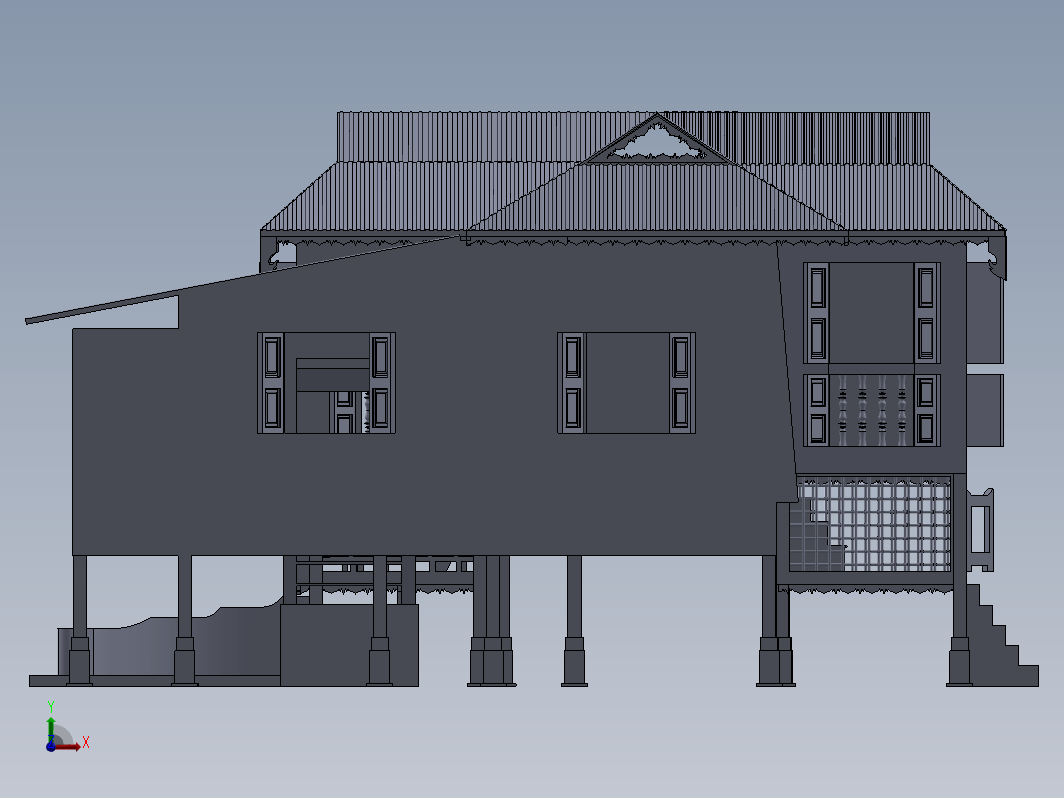 仿古建筑房子