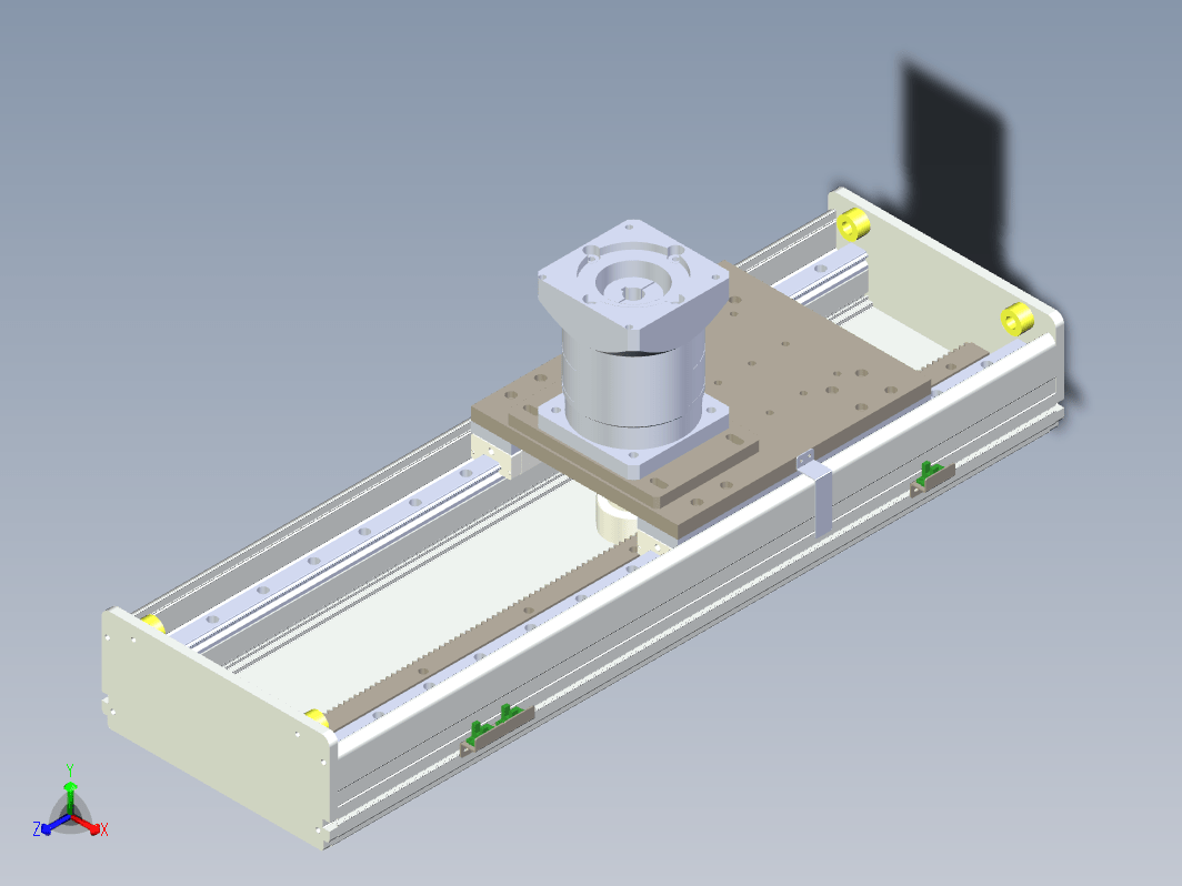 RDM270-500齿轮齿条模组 负载400kg 大负载模组 RDM270齿轮齿条模组