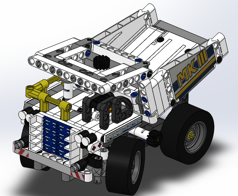 Lego technic 42055小卡车拼装