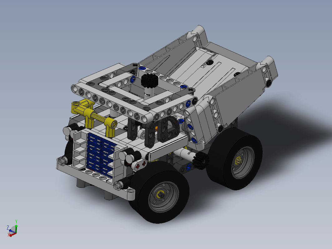 Lego technic 42055小卡车拼装