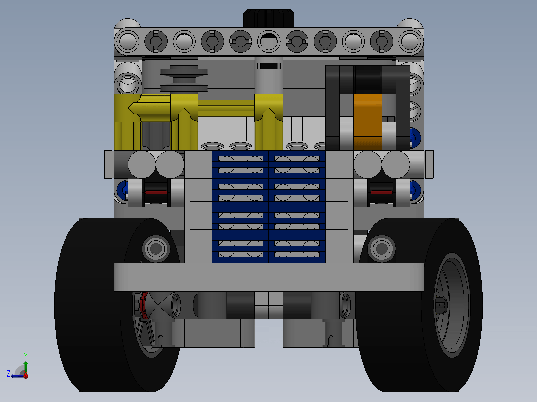 Lego technic 42055小卡车拼装