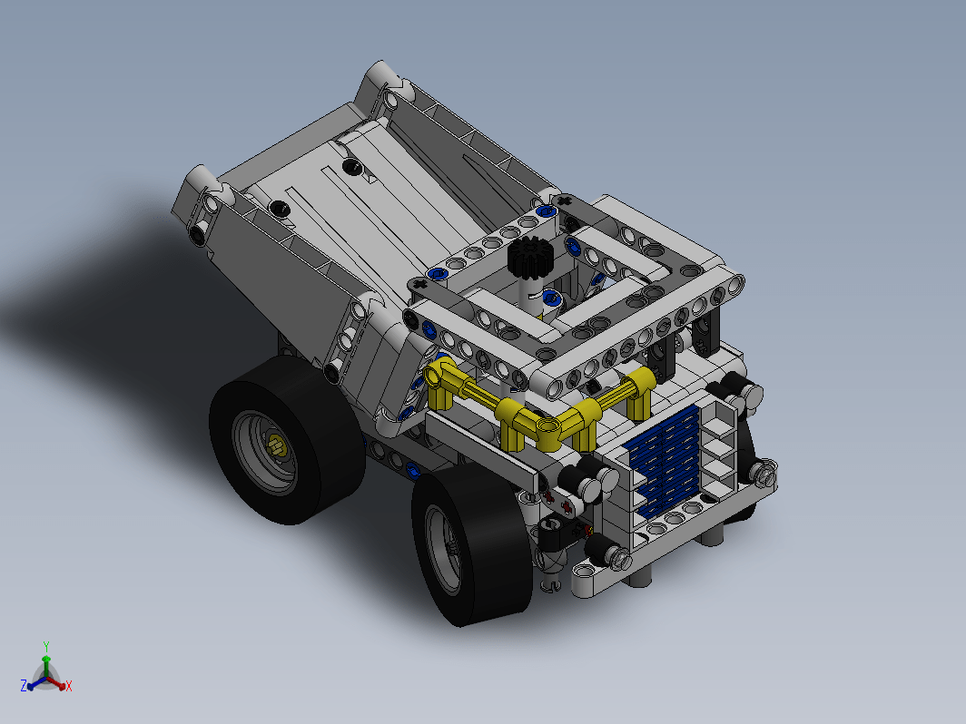 Lego technic 42055小卡车拼装