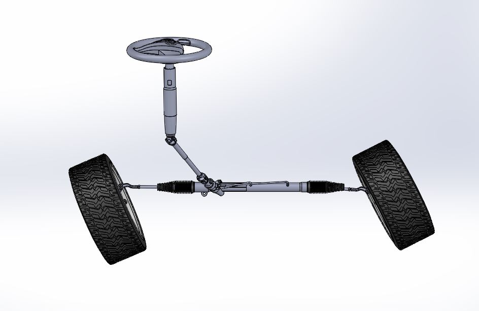 转向齿条系统结构 Steering rack system