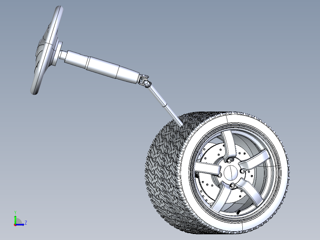 转向齿条系统结构 Steering rack system