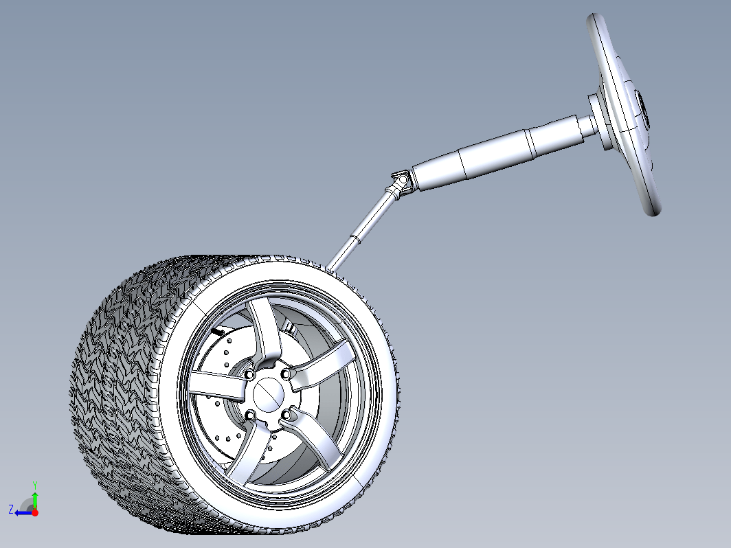 转向齿条系统结构 Steering rack system