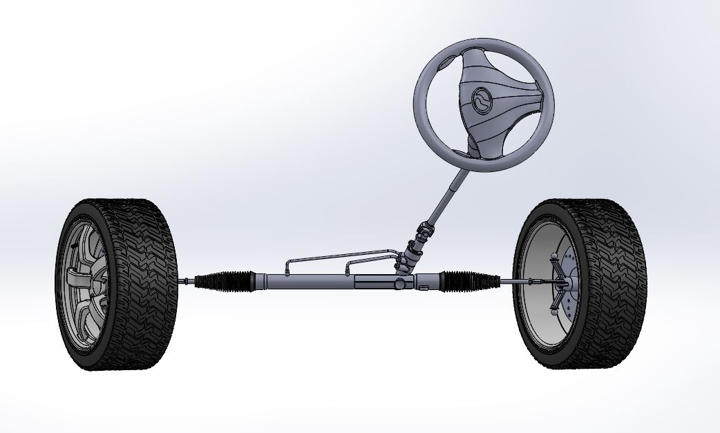 转向齿条系统结构 Steering rack system