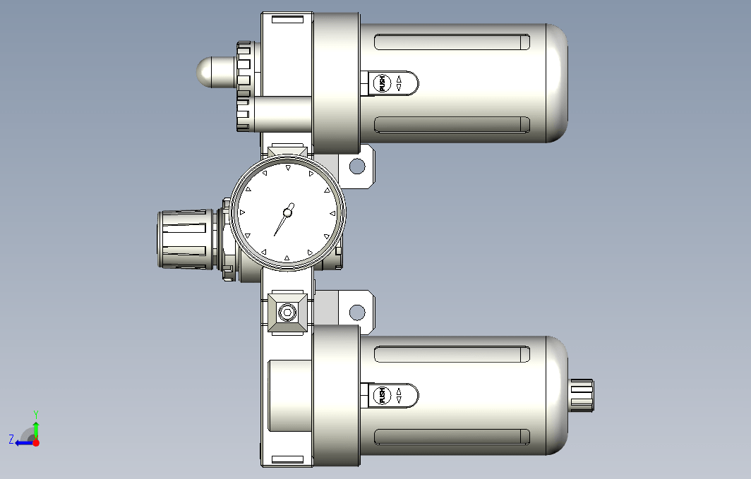 气源处理元件三点式组合3D-BC-200-H系列