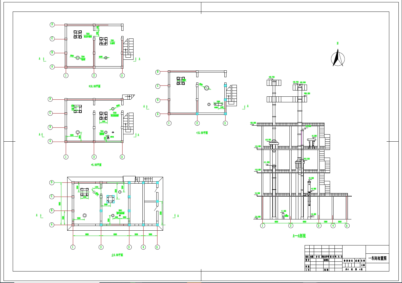 二氧化碳气提法年产2万吨尿素化工厂设计+CAD+说明书