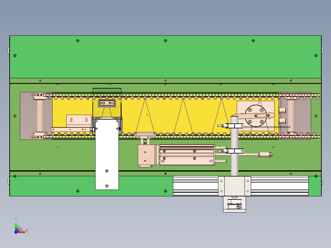 链条式耳带焊接机包含3D 2D BOM表 耳带半自动焊接机