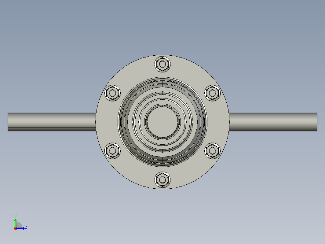 汽车差速器变速箱 3D CAD 模型