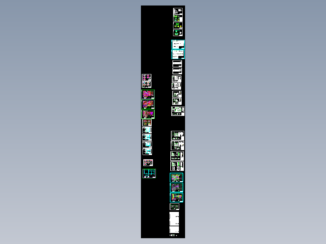 某地多层生产车间电气施工全套图纸