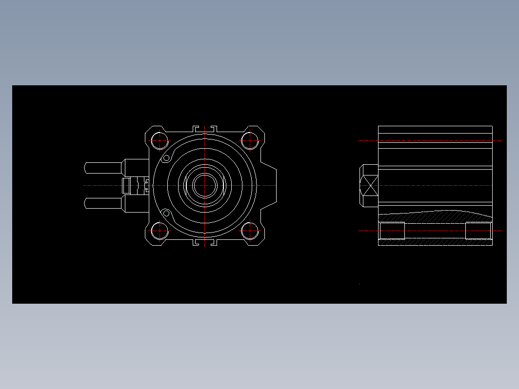 气缸 CDQ2A32