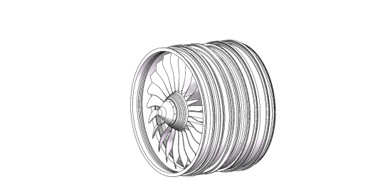 CFM-56低压压气机组件三维SW2020带参缩略图