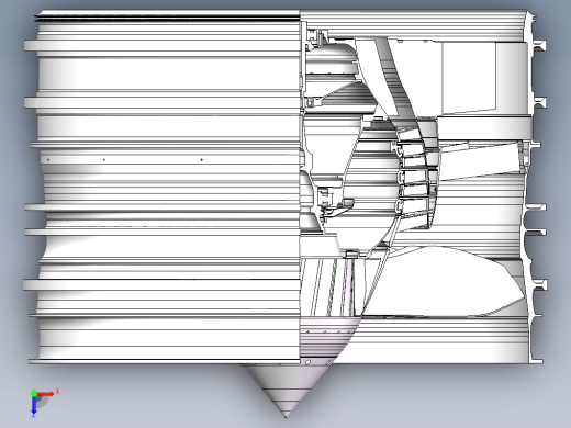 CFM-56低压压气机组件三维SW2020带参缩略图