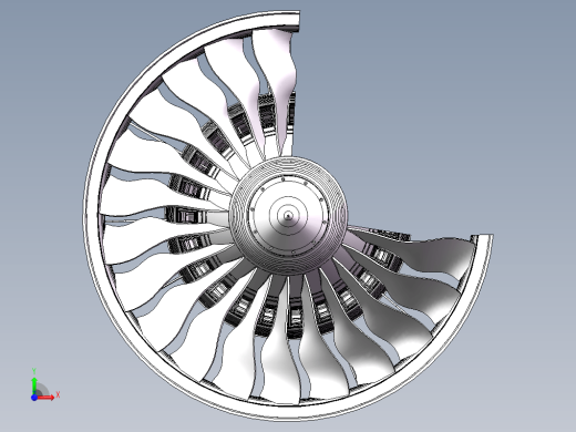 CFM-56低压压气机组件三维SW2020带参缩略图