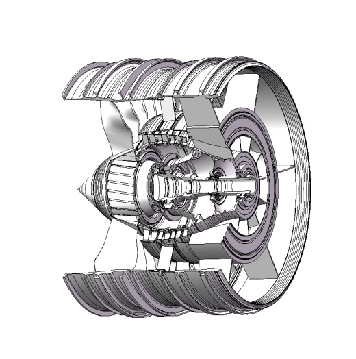 CFM-56低压压气机组件三维SW2020带参缩略图