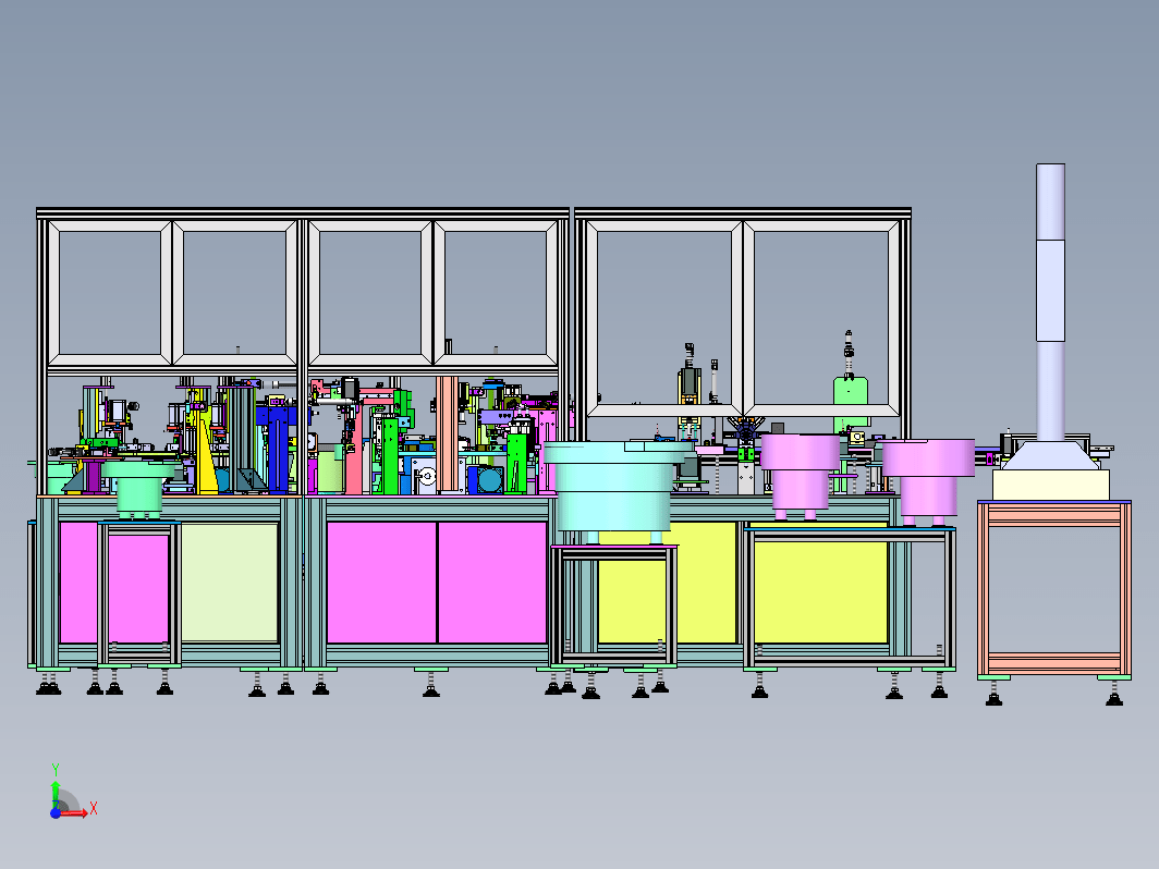 马桶阻尼器本体装配（含叶片上料，注阻尼油罐装，O型密封圈装配，钢垫圈，堵头与O型圈装配，超声波焊接）