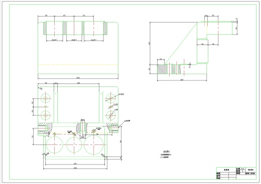 CA6140的后托架加工工艺及钻三杠孔+CAD+说明书缩略图