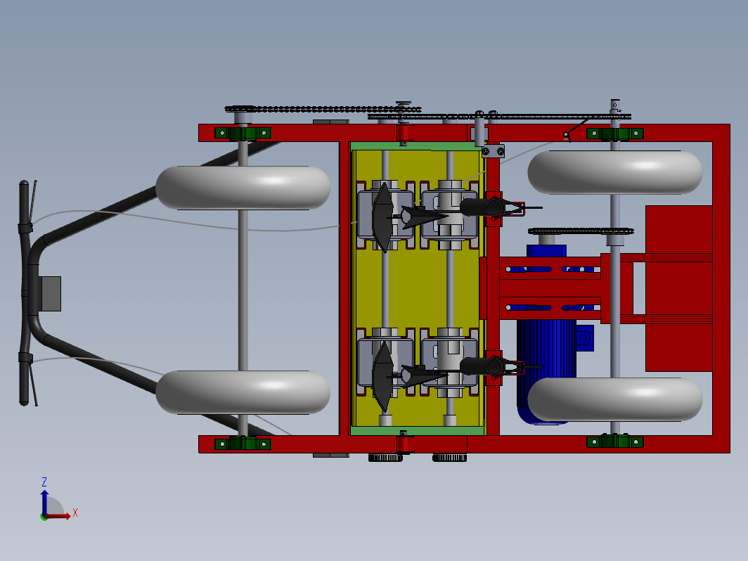 电动助力播种机设计 sw2014+CAD+说明书